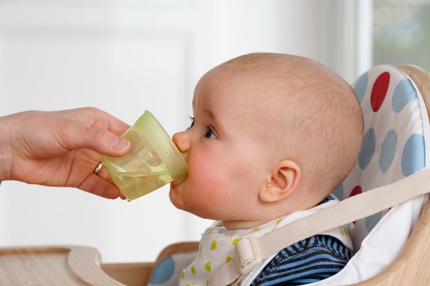 Baby-drinking-water